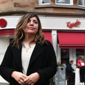 Giovanna Eusebi, of the Eusebi's in Glasgow's West End, took court action to enable her business to remain open amid the Covid restrictions (Picture: John Devlin)