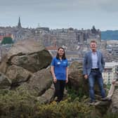 Seonaid Mason of RSPB, and Marshall Dallas and Aaron McKeen of the EICC. Picture: Stewart Attwood