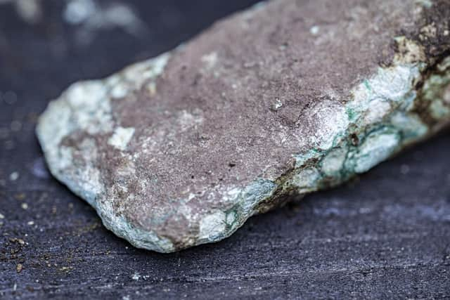 The Bronze Age axe head found in the Borders. PIC: Szymon Felkel