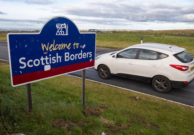 John Swinney refused to rule out shutting the Scotland/England border.