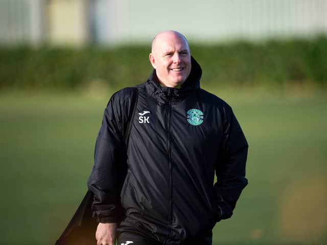 Hibs academy chief Steve Kean insists recent first-team exposure will benefit the Hibs Under-19 players ahead of their UEFA Youth League last 16 clash with Borussia Dortmund. (Photo by Paul Devlin / SNS Group)