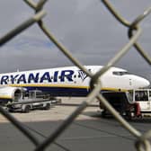 Ryanair flew 27.5 million people in the year to March 2021, down from 148.6 million in the previous year. Picture: AP Photo/Martin Meissner