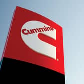 Cummins logo signage