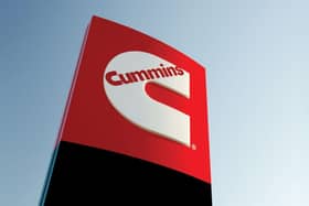 Cummins logo signage