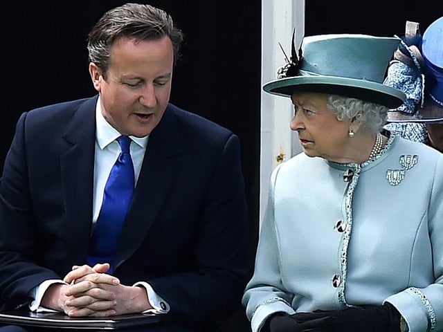 David William Donald Cameron is a lobbyist who served as Prime Minister of Britain between 2010 and 2016. He was an MP for Witney from 2001 to 2016 and leader of the Conservative Party from 2005 to 2016. He was the youngest of Queen Elizabeth II's PMs and even attended Heatherdown school at the same time as her son, Prince Edward.