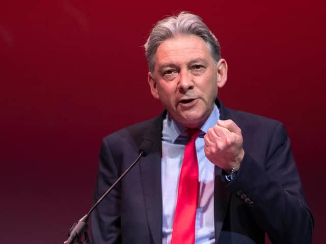 Scottish Labour leader Richard Leonard, who will say the Scottish Labour Party wants a 'Green new deal'