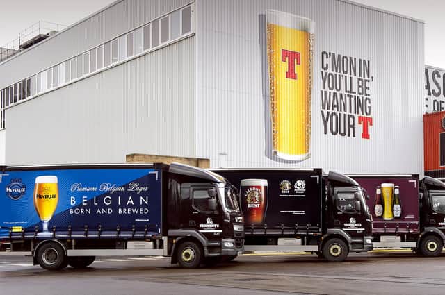 The Menabrea and Heverlee lagers are both part of Glasgow-based Tennent Caledonian Breweries (TCB), which is owned by Irish drinks group C&C. Picture: Andy Buchanan