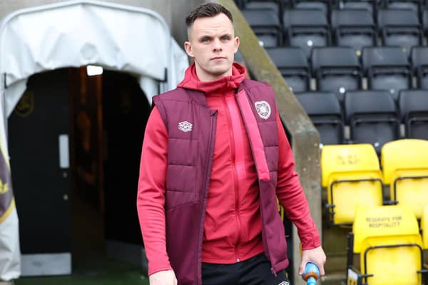 Hearts have opened contract talks with top scorer Lawrence Shankland amid ongoing transfer speculation surrounding the Scotland striker. (Photo by Roddy Scott / SNS Group)