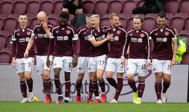 Hearts are the only unbeaten side in the Scottish Premiership. (Photo by Sammy Turner / SNS Group)