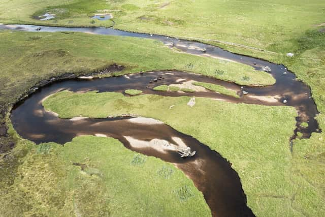 Woody structures have been placed in the river Muick, on Balmoral Estate. This is creating dynamic river processes to restore the river system.