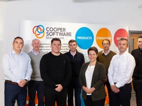The Cooper Software and YFM teams pictured at the time of the investment, which has supported an acquisition in Europe. Picture: contributed.