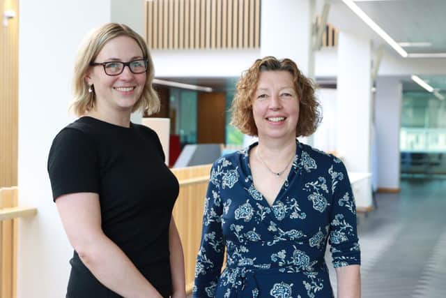 (L-R) Professor Louise Ritchie and Dr Laura Lebec, Network Plus Manager