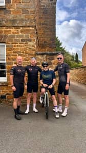 Kibworth Velo Club riders; from left, Ady Ward, Craig Morris, Scott Monan and Ben Cave.