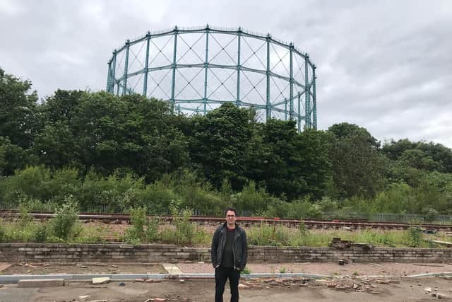 Hidden Door creative director David Martin at the site for this year's festival in September.