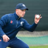Chris Greaves took his first wicket for Scotland in the win over Ireland (Photo by Mark Scates / SNS Group)