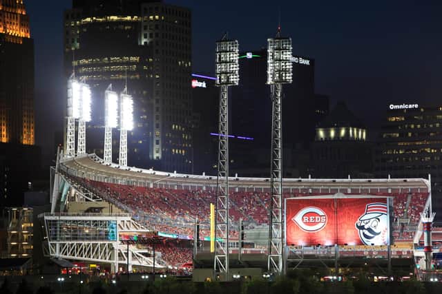 The Cincinnati Reds baseball stadium. Pic: Alamy/PA Photo.