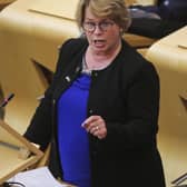 Michelle Thomson was one of the SNP MSPs who didn't follow the whip on the gender recognition Bill. Pic: Fraser Bremner