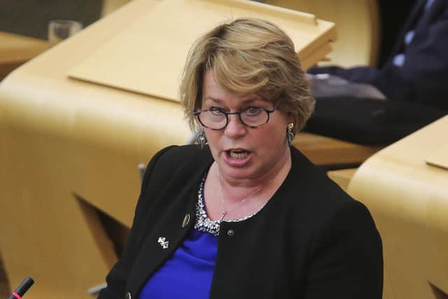 Michelle Thomson was one of the SNP MSPs who didn't follow the whip on the gender recognition Bill. Pic: Fraser Bremner