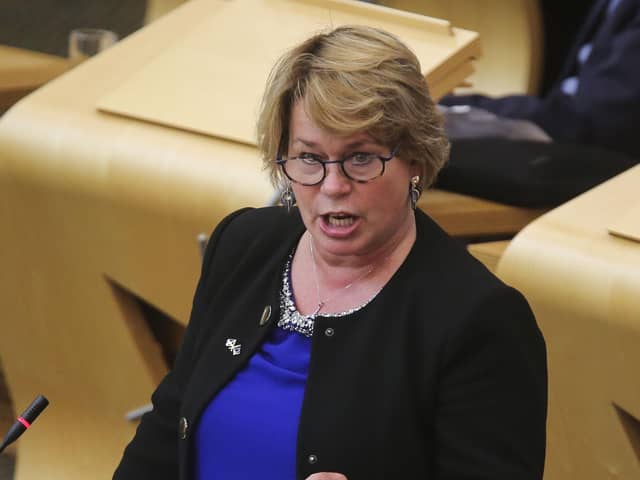 Michelle Thomson was one of the SNP MSPs who didn't follow the whip on the gender recognition Bill. Pic: Fraser Bremner