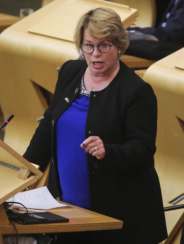 Michelle Thomson was one of the SNP MSPs who didn't follow the whip on the gender recognition Bill. Pic: Fraser Bremner