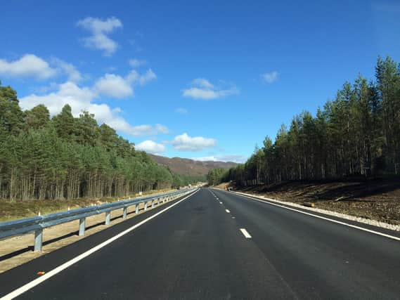 The Kincraig-Dalraddy stretch is the only one of 11 new dualled sections of the A9 to be completed. Picture: Transport Scotland