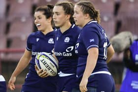 Francesca McGhie was among the tries last year during the WXV 2 tournament as Scotland beat South Africa at Danie Craven Stadium in Stellenbosch. (Photo by Ashley Vlotman/Gallo Images/Getty Images)