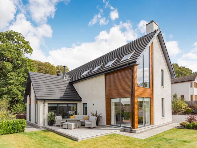 What is it? A five-bedroom home designed to maximise its stunning waterside vistas while ensuring light is flooded throughout the property.