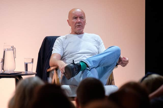 Irvine Welsh was speaking at the Edinburgh International Book Festival.