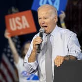 Joe Biden and the Democratic party restricted midterm election losses to just a handful of seats, whereas Barack Obama lost almost 70 in 2010 (Picture: Nathan Howard/Getty Images)