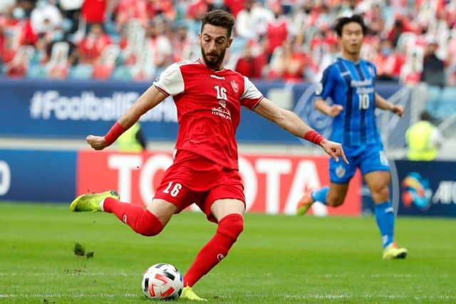 Persepolis' forward Mehdi Abdi Qara. (Photo by Mohamed Farag/Getty Images)