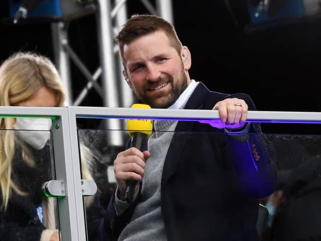 Former Scotland captain John Barclay ahead of kick off during the Guinness Six Nations match between Scotland and Ireland at BT Murrayfield, on March 14 in Edinburgh, Scotland.  (Photo by Ross MacDonald / SNS Group)