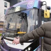 All aboard - the first 'driverless' bus ran with passengers for the first time