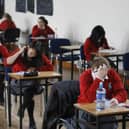 School students will sit normal exams this year as the danger posed by Covid subsides (Picture: Niall Carson/PA)