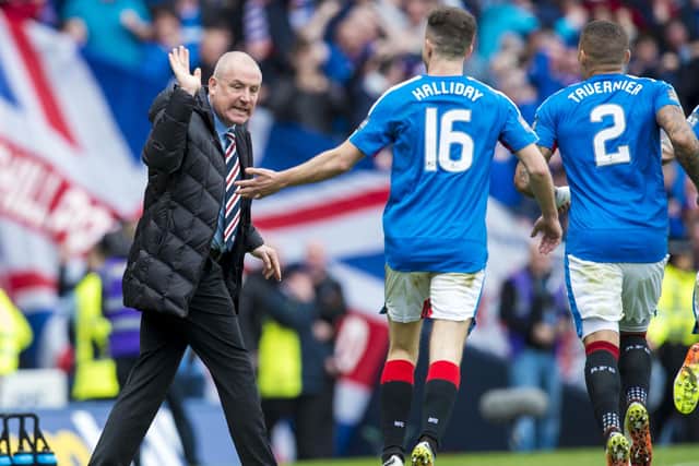 Mark Warburton was the last Rangers manager to lead the club to a Scottish Cup semi-final win. Picture: SNS