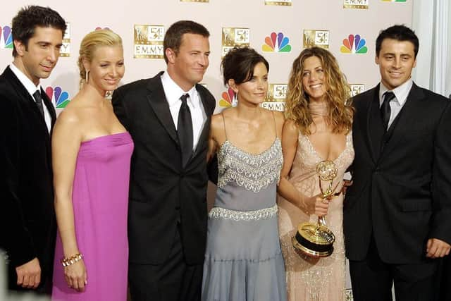 The eagerly awaited Friends reunion special could begin filming as soon as next month, David Schwimmer has revealed. (Photo credit should read LEE CELANO/AFP via Getty Images)