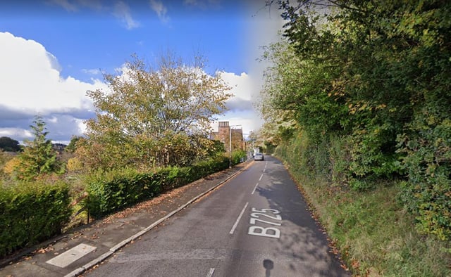 The crash happened on the B725 Dumfries to Glencaple road.