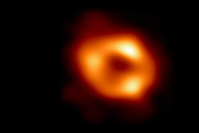 This is the first image of Sagittarius A*, the supermassive black hole at the centre of our galaxy, the Milky Way (Picture: Nasa via Getty Images)