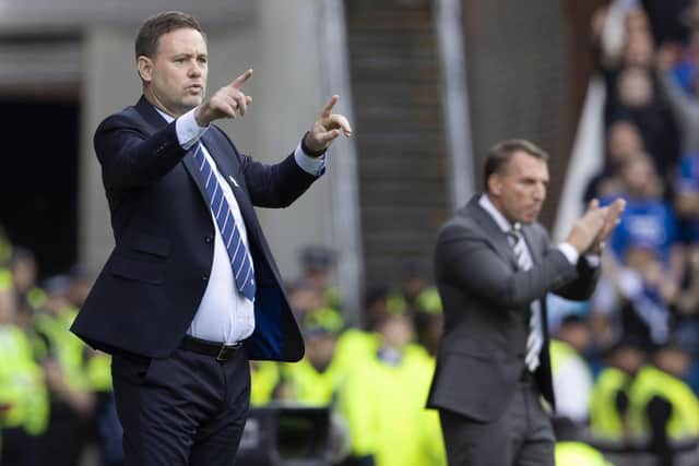 Rangers manager Michael Beale during the 1-0 defeat to Celtic at Ibrox. (Photo by Alan Harvey / SNS Group)