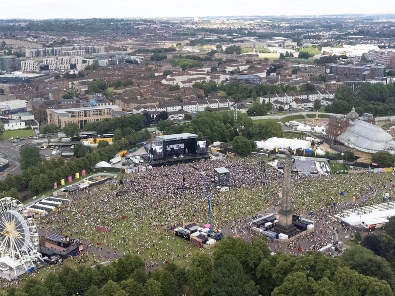 An aerial view of TRSNMT 2024