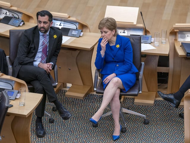 She ended her final contribution in the Parliament chamber as First Minister by thanking the people of Scotland “whether you voted for me or not”.