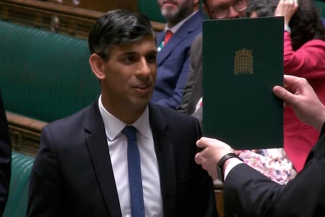 Rishi Sunak is sworn in as a Member of Parliament at the House of Commons,