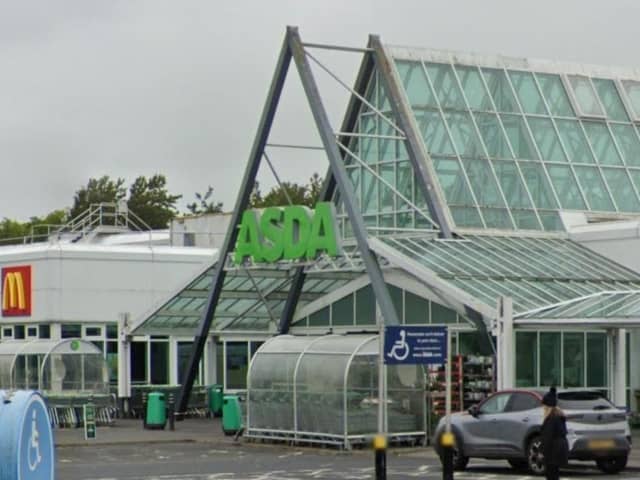 The disturbance happened at Asda's store in Dunfermline (Pic: Google Maps)