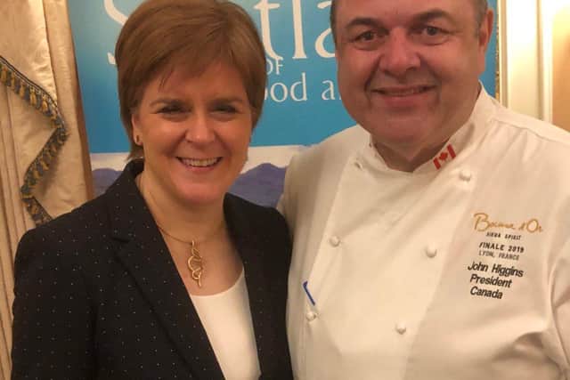 Internationally renowned chef John Higgins, from Bellshill, has cooked for royalty and celebrities far and wide.
