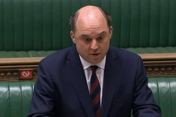 Frontrunner: Defence Secretary Ben Wallace, a former Scots Guard, is being tipped as a possible future Tory leader