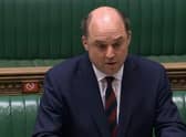 Frontrunner: Defence Secretary Ben Wallace, a former Scots Guard, is being tipped as a possible future Tory leader