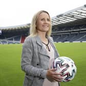 The Scottish FA's Head of Girls’ and Women’s Football Fiona McIntyre is pictured at Hampden Park. (Photo by Craig Williamson / SNS Group)