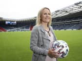 The Scottish FA's Head of Girls’ and Women’s Football Fiona McIntyre is pictured at Hampden Park. (Photo by Craig Williamson / SNS Group)