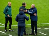 Gareth Southgate and Steve Clarke during England v Scotland last summer.