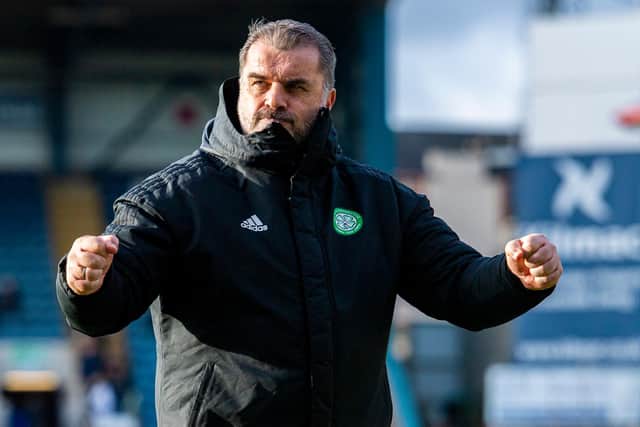 Celtic manager Ange Postecoglou at full time.
