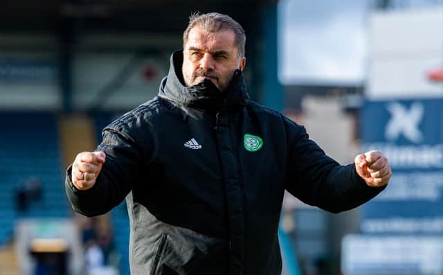 Celtic manager Ange Postecoglou at full time.